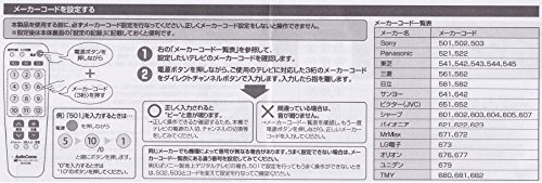 【中古】「非常に良い」オーディオコム テレビ用リモコンOHM AV-R520N(07-7924) Amazon | オーディオコム テレビ用リモコンOHM AV-R520N(07-7924